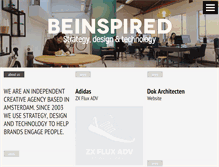 Tablet Screenshot of beinspired.com